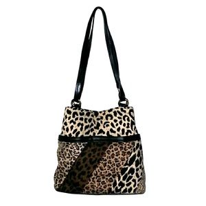 Animal Print Shoulder Bag.
